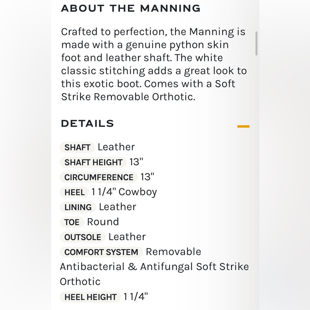 Dan Post python cowboy boots - image 2